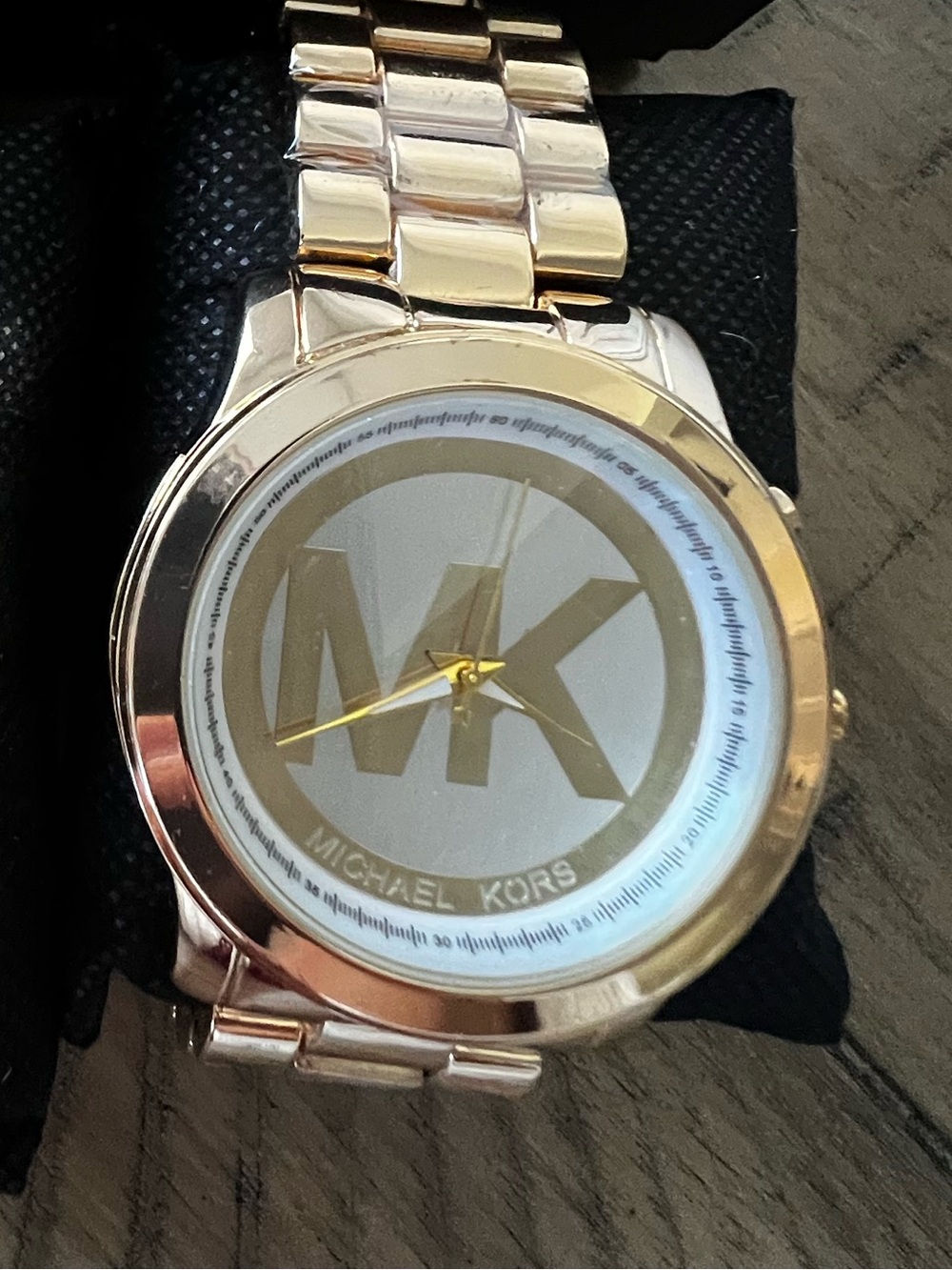 Michael Kors Rose Gold-Tone Men's Chronograph and Logo Dial Watches - Set of 2